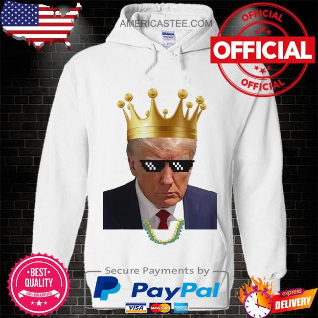 Donald Trump king Trump mug shot aug. 2024 thug life retro shirt