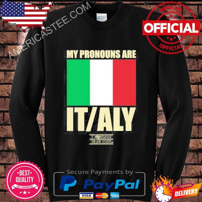 Dorian Electra My Pronouns Are Italy Shirt