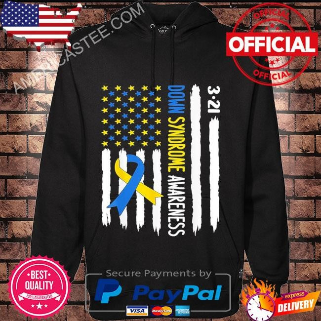 Down Syndrome Awareness US Flag T-Shirt