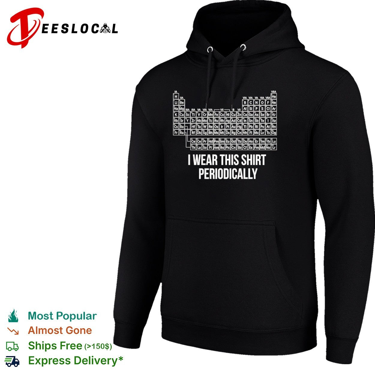 Dr Grace’s Periodic Table shirt