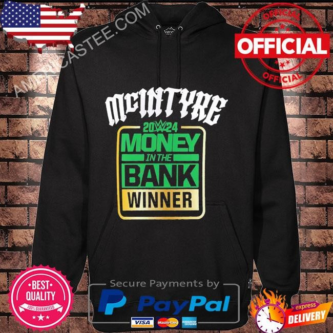 Drew mcintyre money in the bank 2024 winner shirt