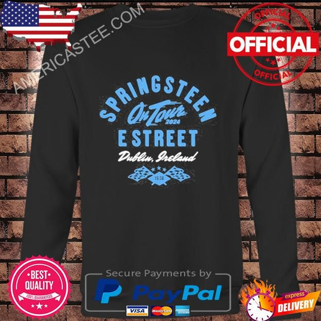 Dublin may 19th bruce springsteen & e street band world tour 2024 shirt