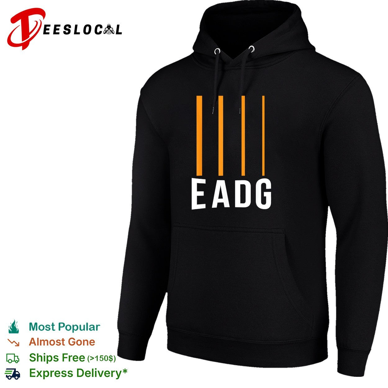 EADG bass guitar four strings musician shirt