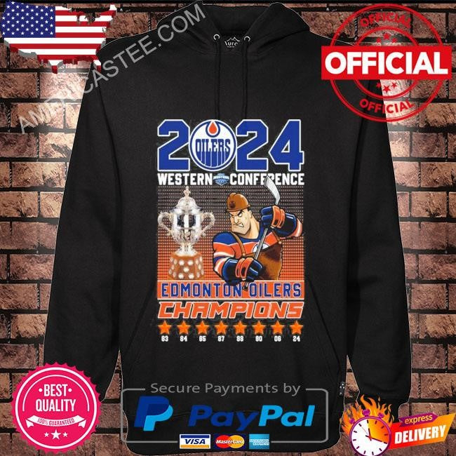 Edmonton Oilers Hockey 2024 Western Conference Champs Fan T-Shirt