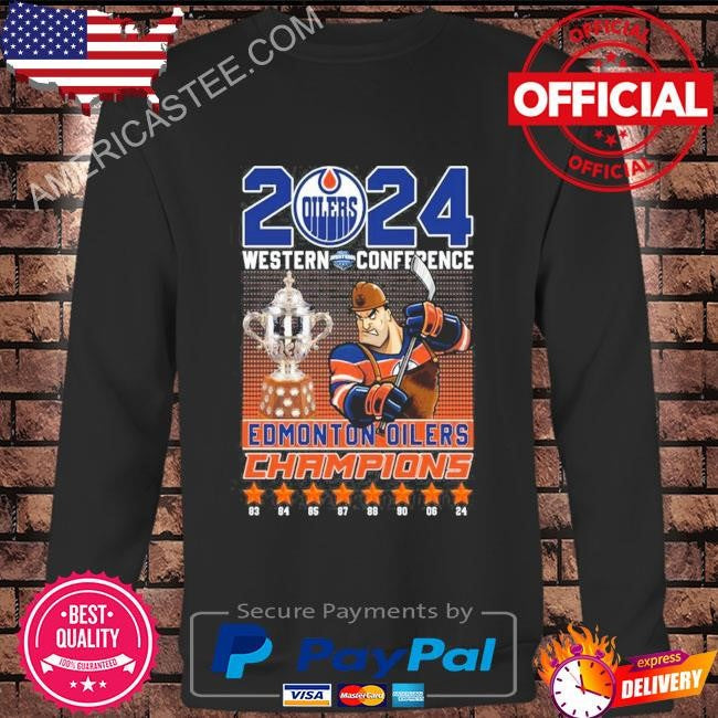 Edmonton Oilers Hockey 2024 Western Conference Champs Fan T-Shirt