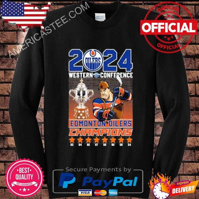 Edmonton Oilers Hockey 2024 Western Conference Champs Fan T-Shirt