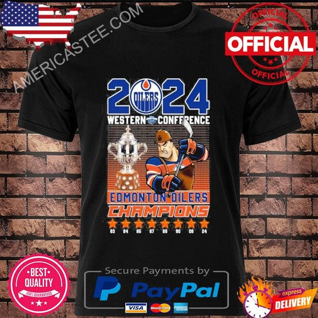 Edmonton Oilers Hockey 2024 Western Conference Champs Fan T-Shirt