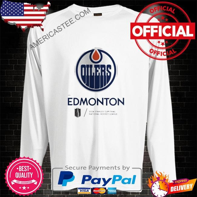 Edmonton oilers fanatics 2024 stanley cup final authentic pro fleece shirt