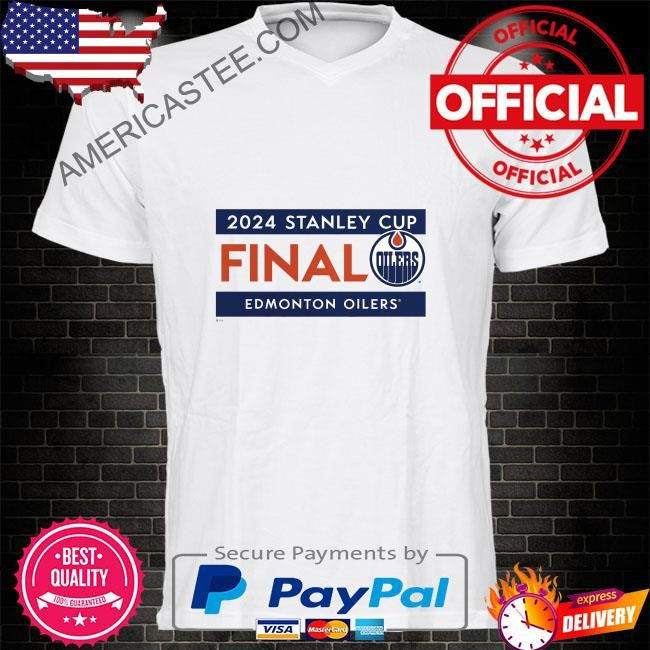 Edmonton oilers fanatics 2024 stanley cup final roster shirt