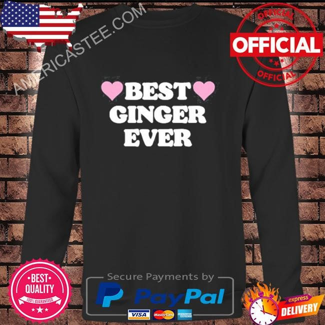 Ellesong best ginger ever hearts shirt