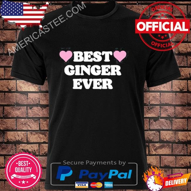 Ellesong best ginger ever hearts shirt