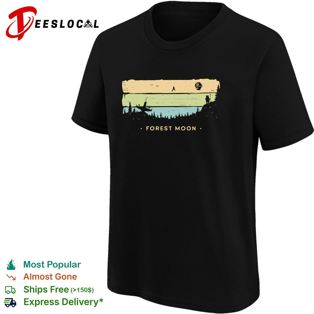 Endor the forest moon Sentinel of the Forest Moon retro shirt