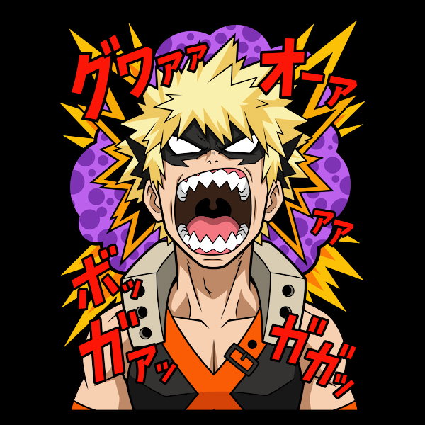 Explosive Rage Katsuki Bakugo