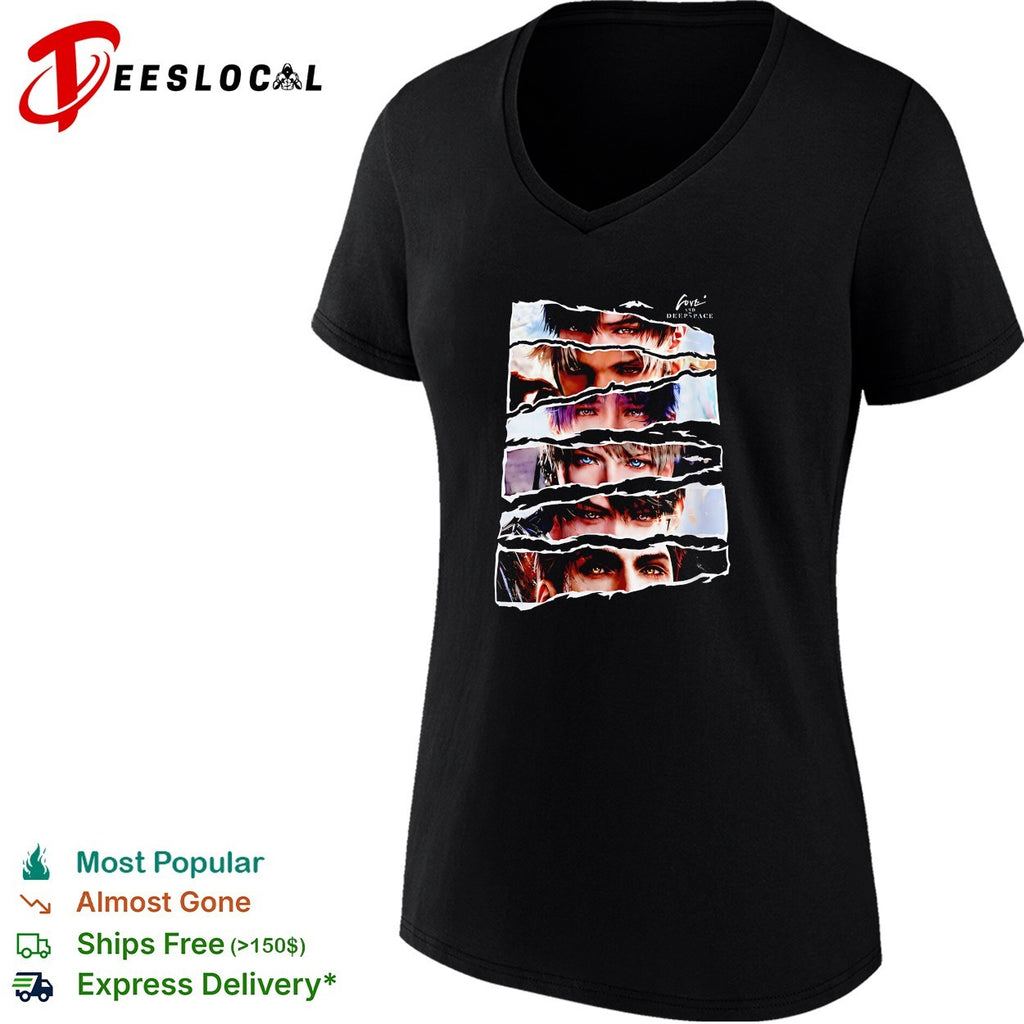 Eyes window Love and Deepspace characters graphic shirt