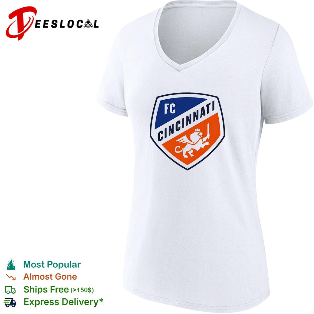 FC Cincinnati soccer club mascot emblem shield shirt