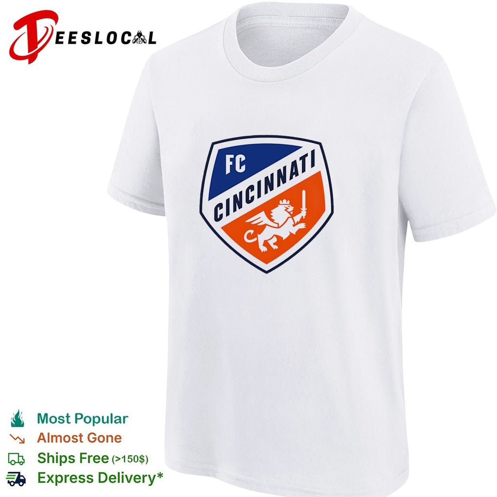 FC Cincinnati soccer club mascot emblem shield shirt