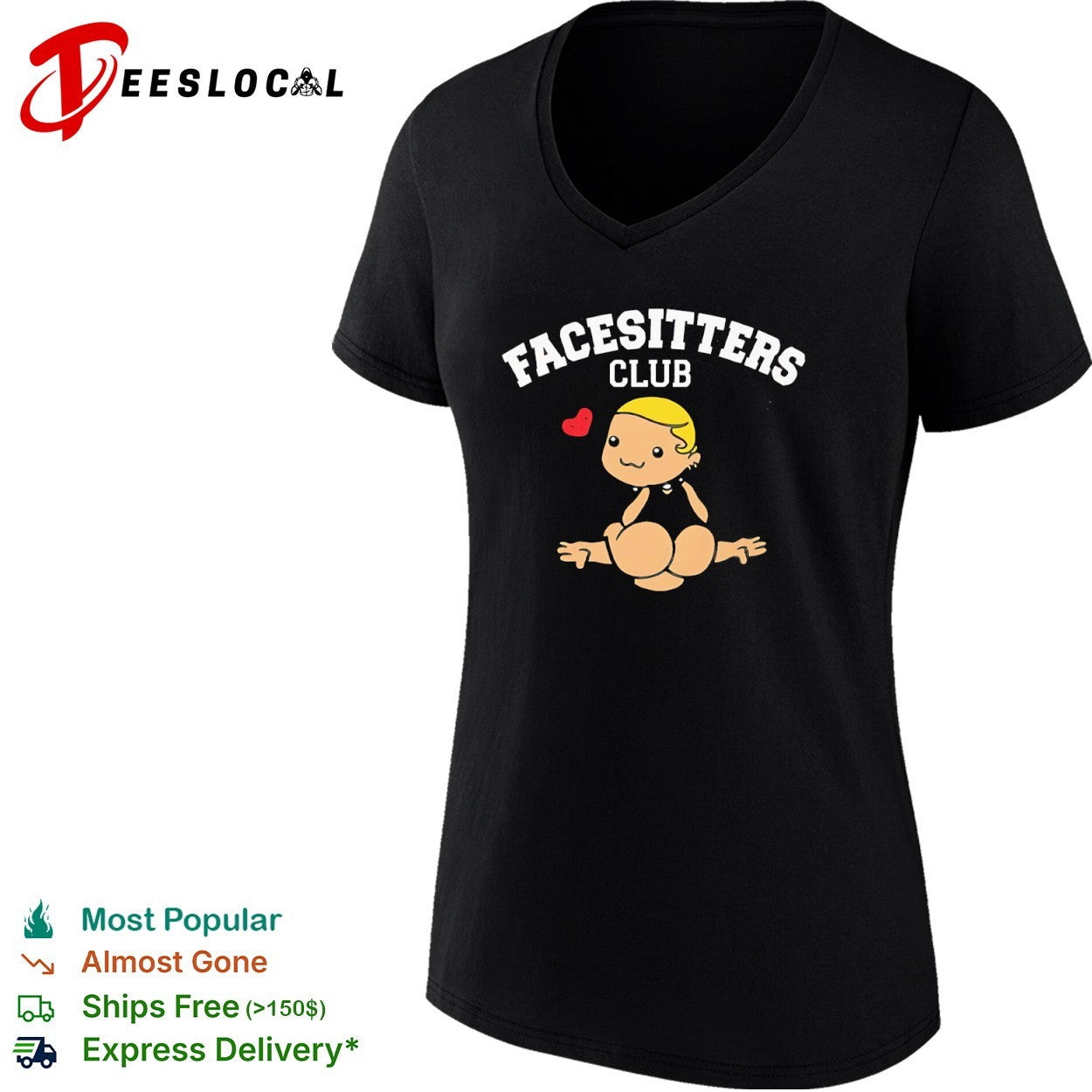 Facesitters Club Kawaii Chibi Anime shirt