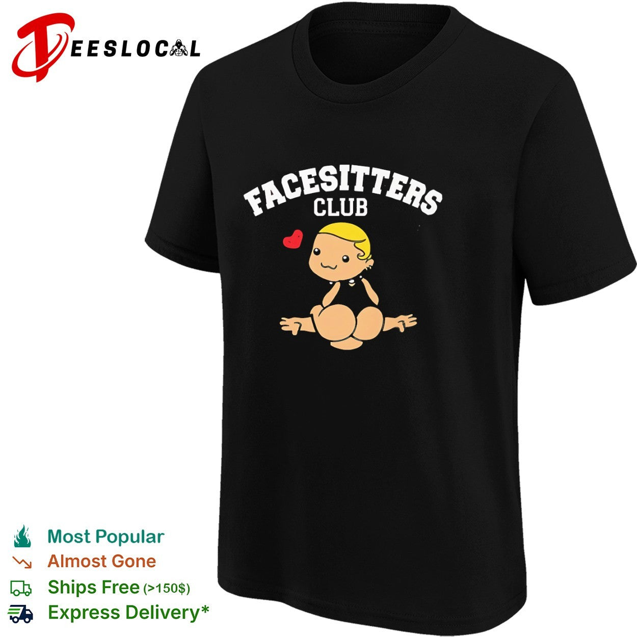 Facesitters Club Kawaii Chibi Anime shirt