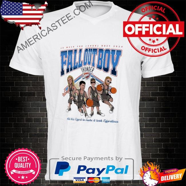 Fall out boy x oklahoma city thunder fanatics branded so much for (2our) dust fleece pullover shirt