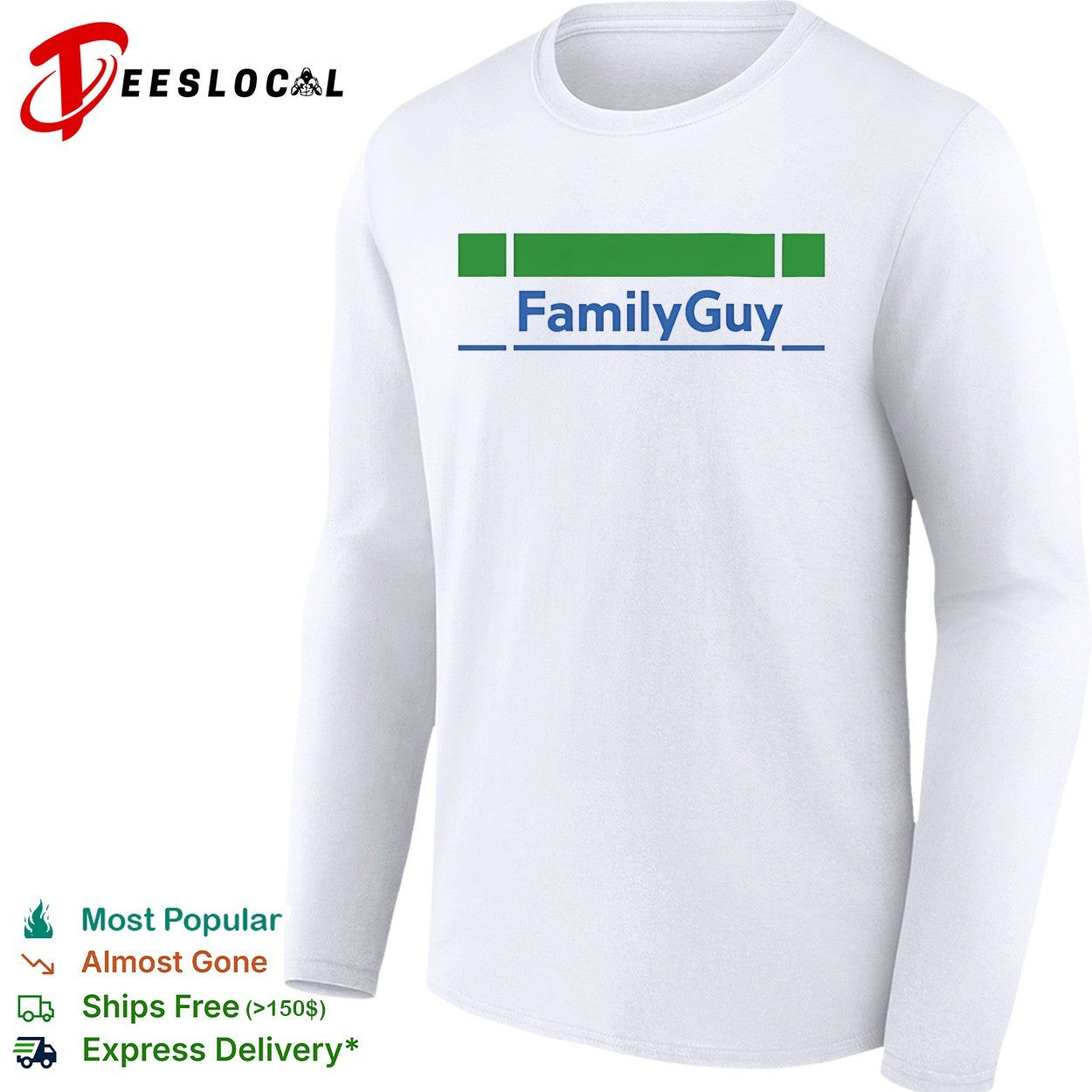 Family Guy Subway logo parody shirt