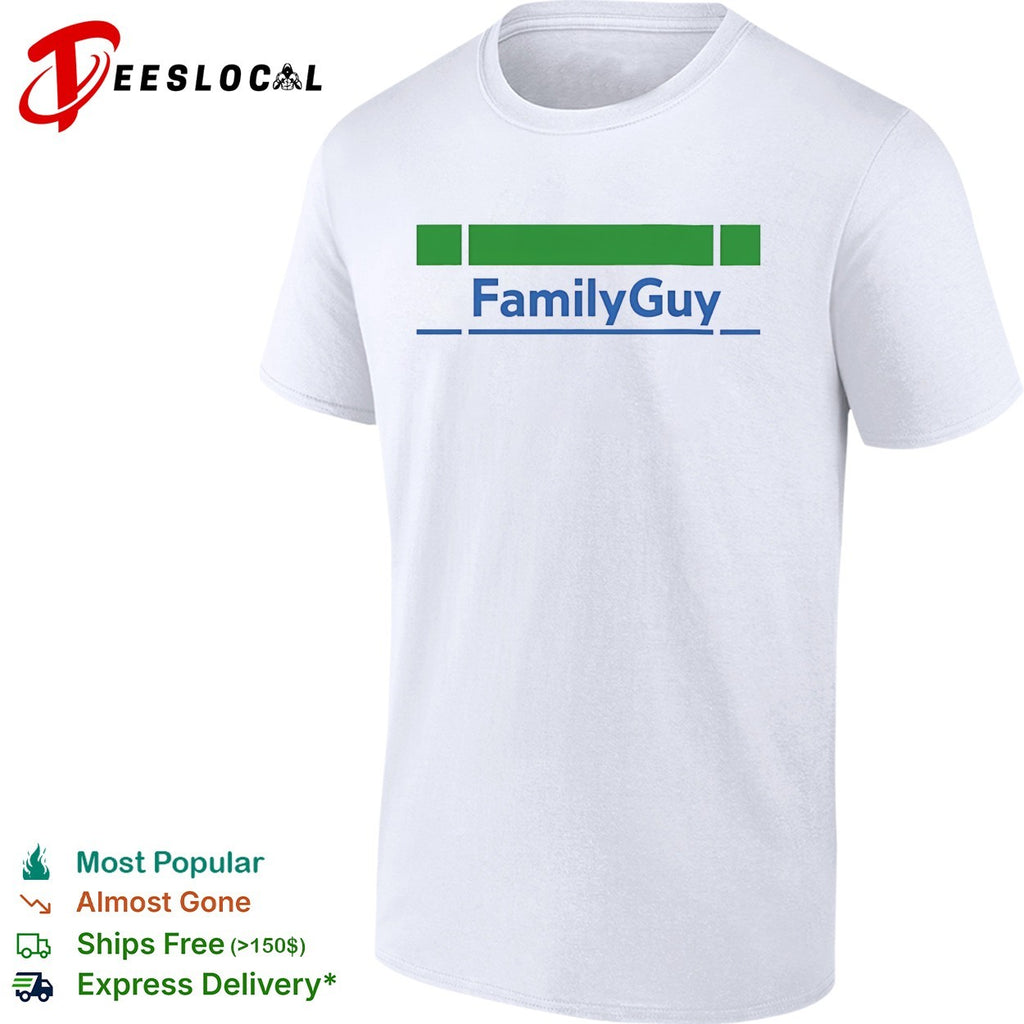 Family Guy Subway logo parody shirt