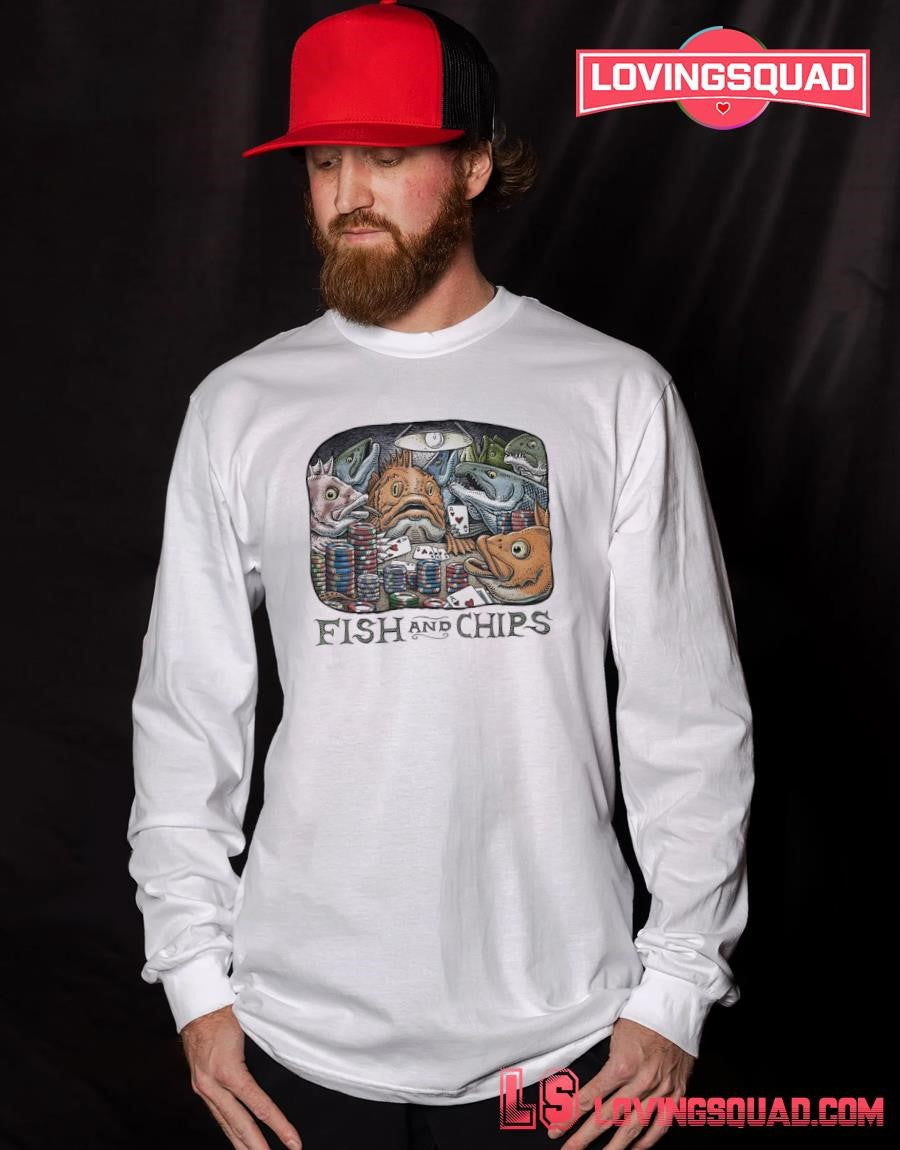 Fish And Chips Poker Shirt