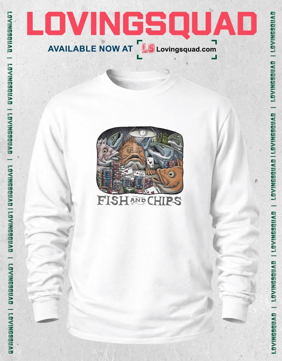 Fish And Chips Poker Shirt