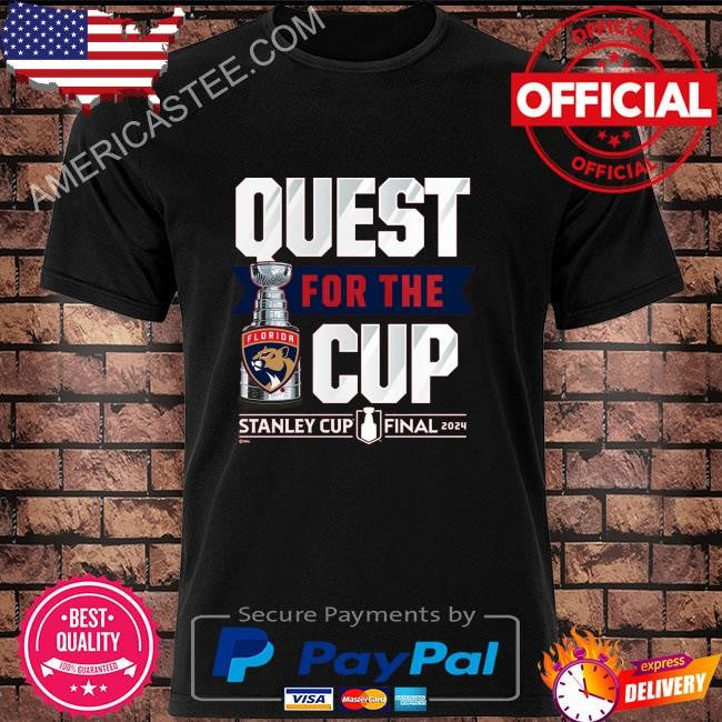 Florida Panthers Fanatics 2024 Stanley Cup Final Quest T-Shirt