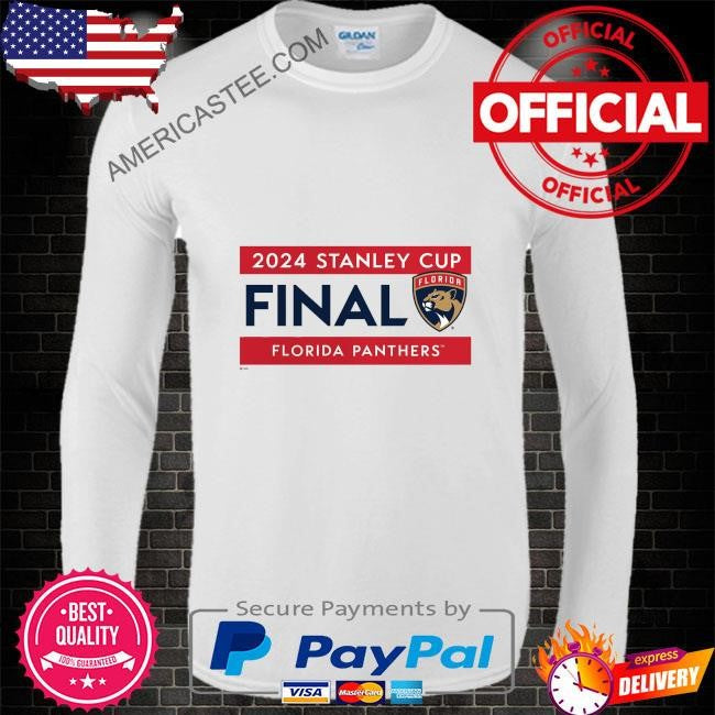 Florida panthers fanatics 2024 stanley cup final roster shirt