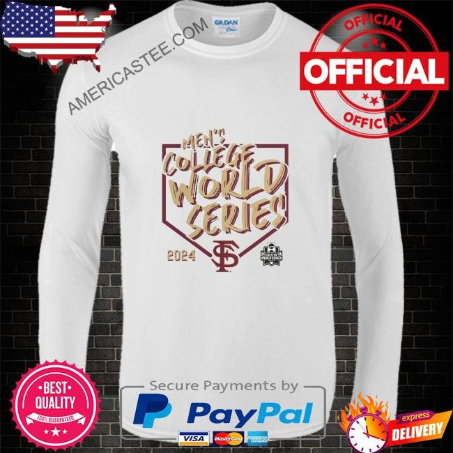 Florida state seminoles fanatics 2024 ncaa men’s baseball college world series swing away shirt