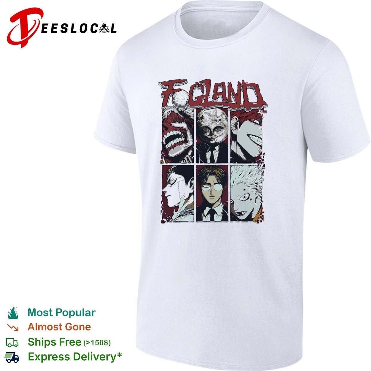 Fogland manga faces shirt