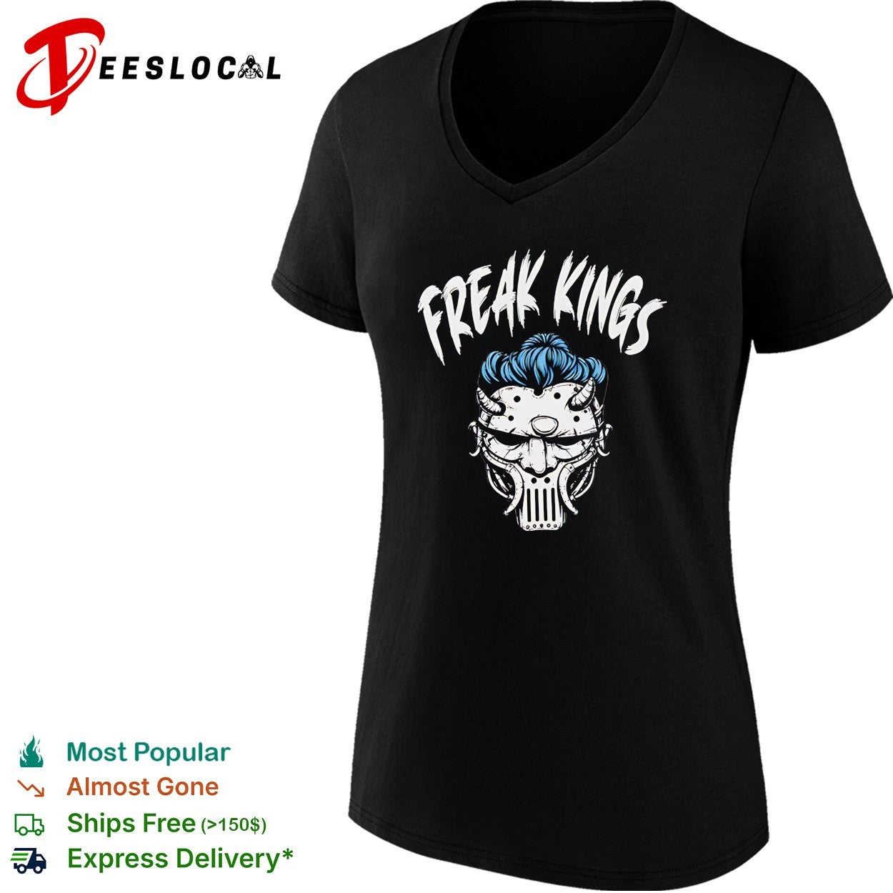 Freak Kings horned skull shirt