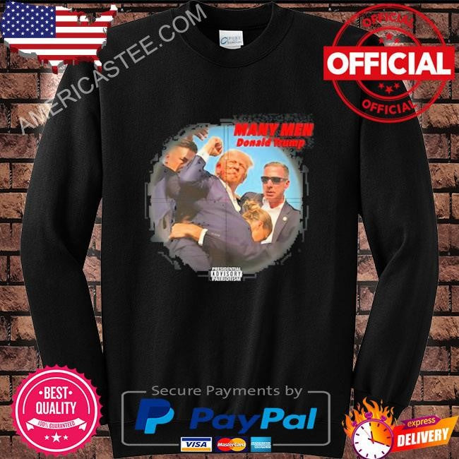 Funny Ahh Tees Many Men Donald Trump Shirt