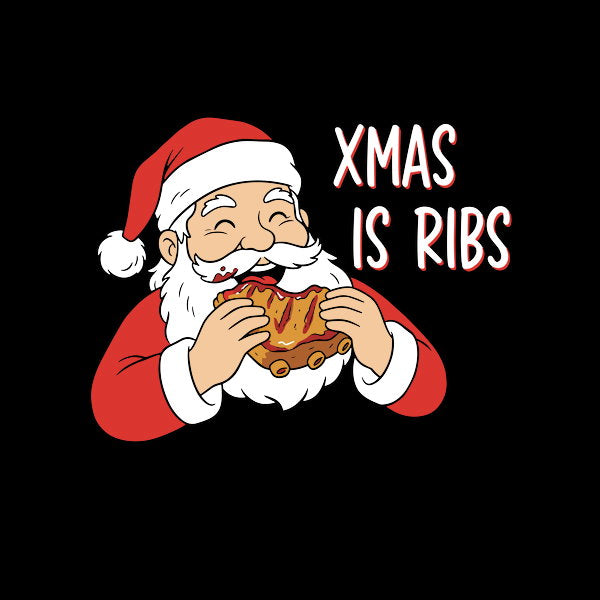 Funny Bbq Santa Claus