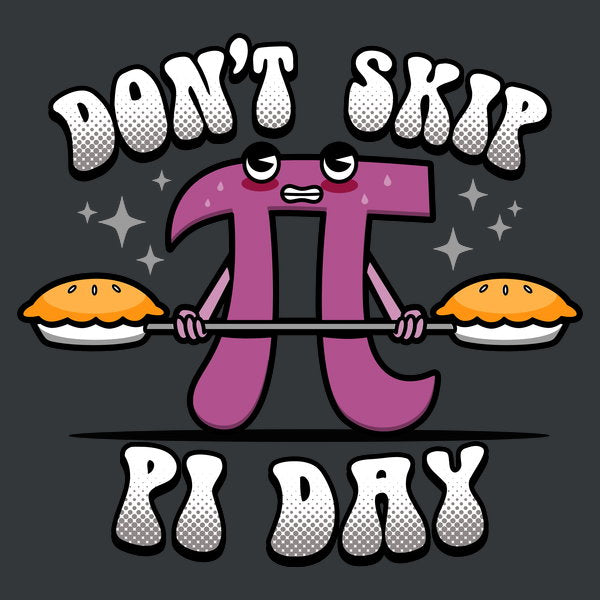Funny Vintage Pi Day Math Gym Cartoon Meme