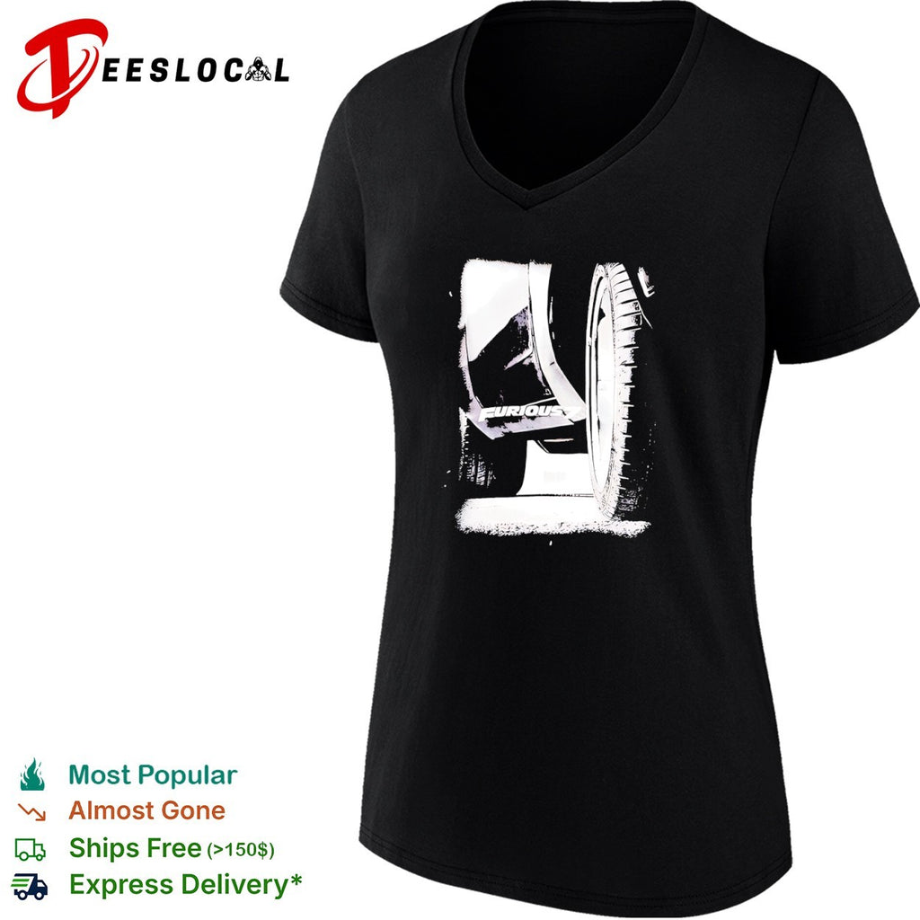Furious 7 Universal City Studios Film Franchise Automotive Wheel shirt