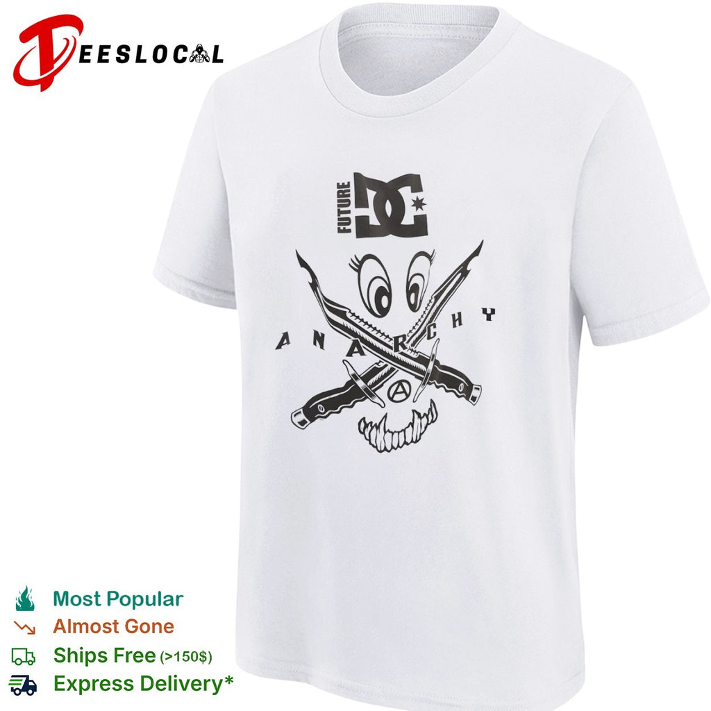 Future DC Anarchy Cartoon Eyes Crossed Knives Anarchy shirt