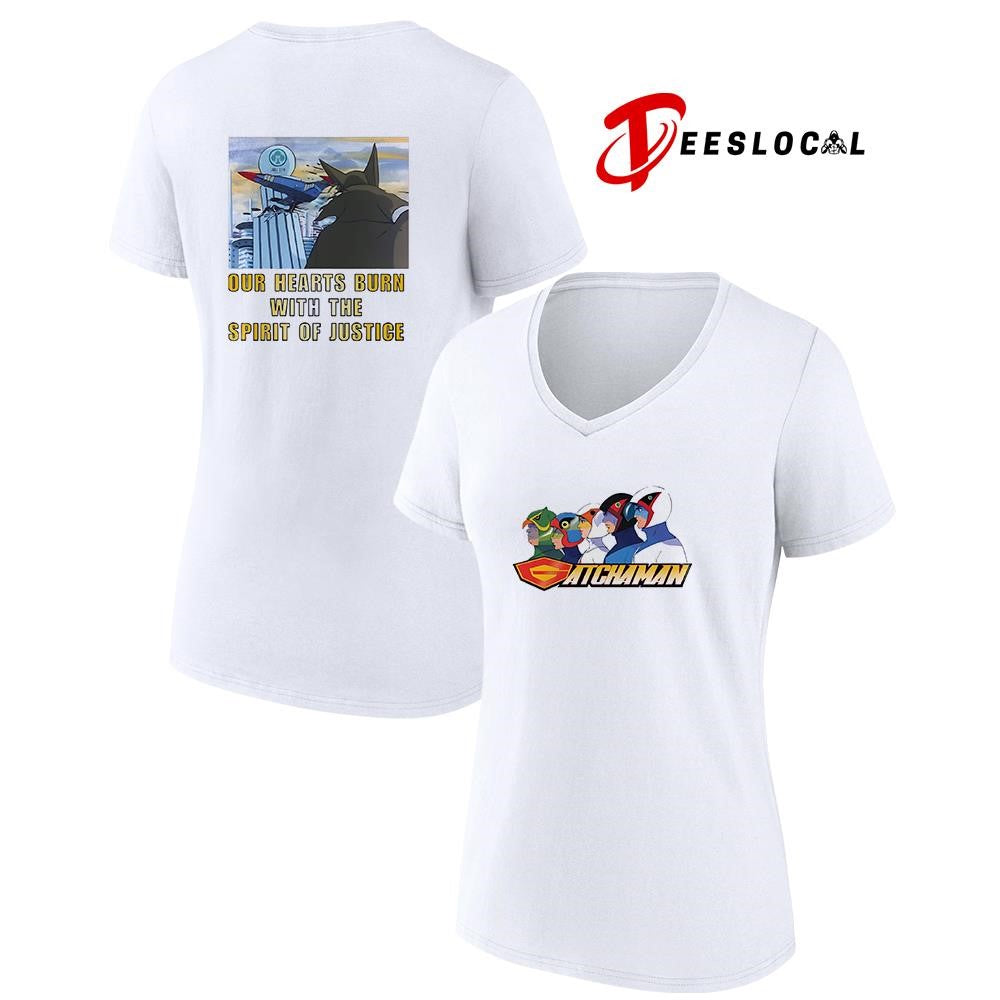 Gatchaman our hearts burn with the spirit of justice shirt
