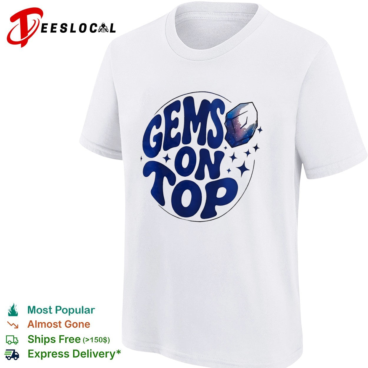 Gems on Top crystal shirt