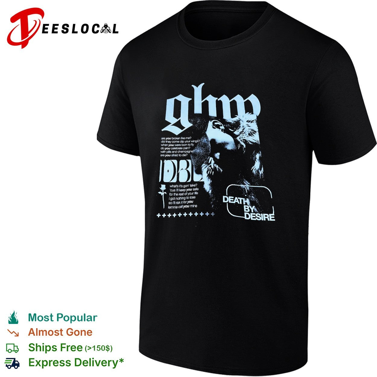 Ghp death by desire are you broken like me shirt