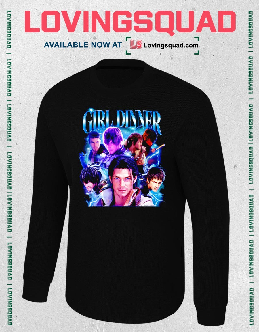 Girl Dinner Video Game Final Fantasy XV shirt