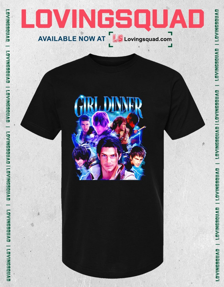 Girl Dinner Video Game Final Fantasy XV shirt