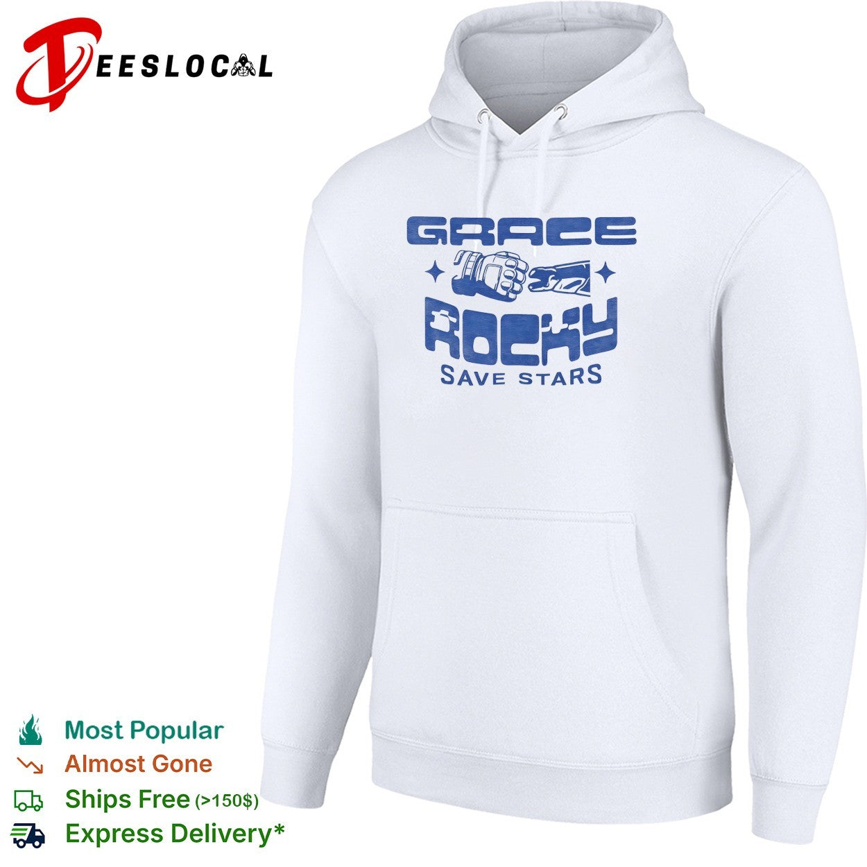 Grace and Rocky fist bump Project Hail Mary shirt