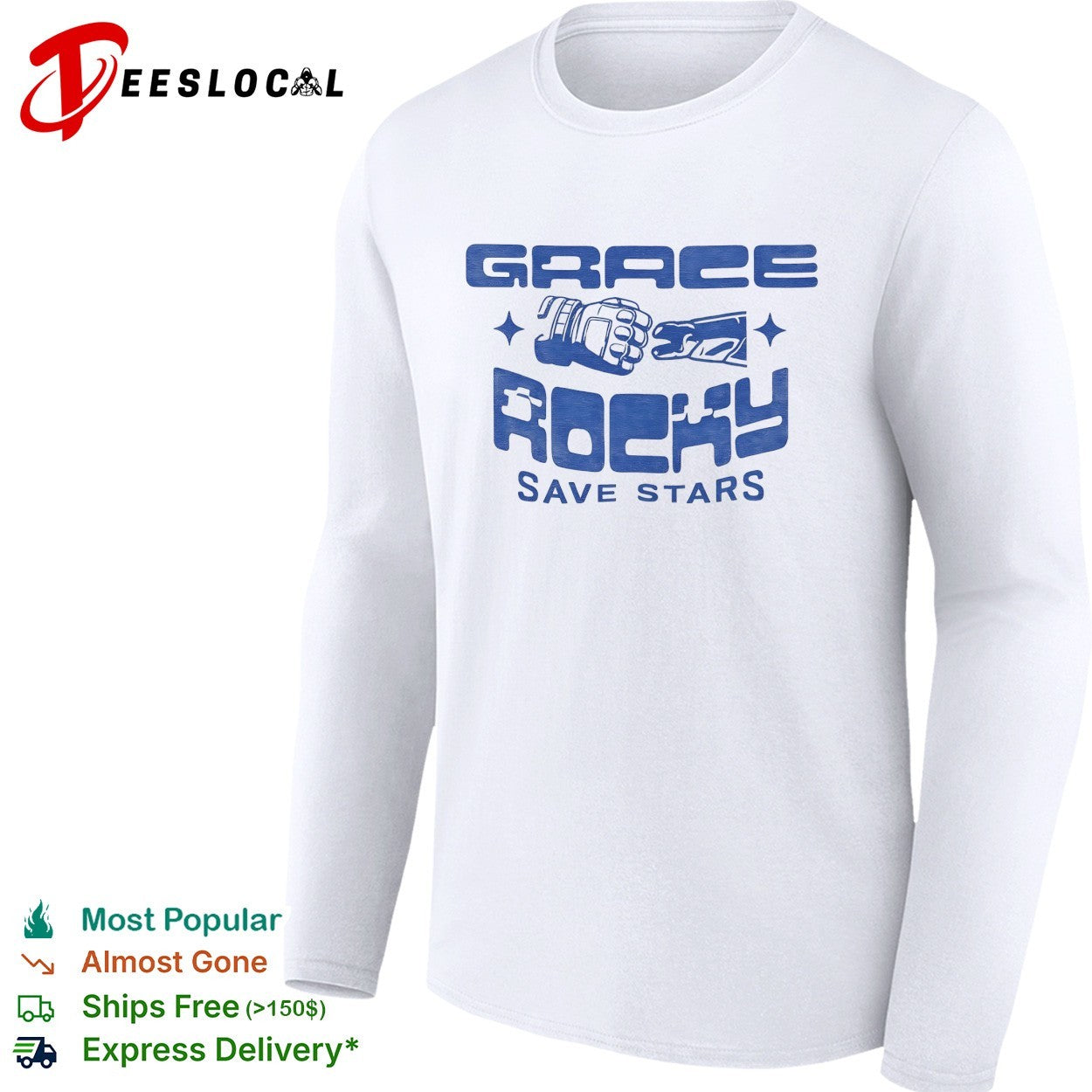Grace and Rocky fist bump Project Hail Mary shirt