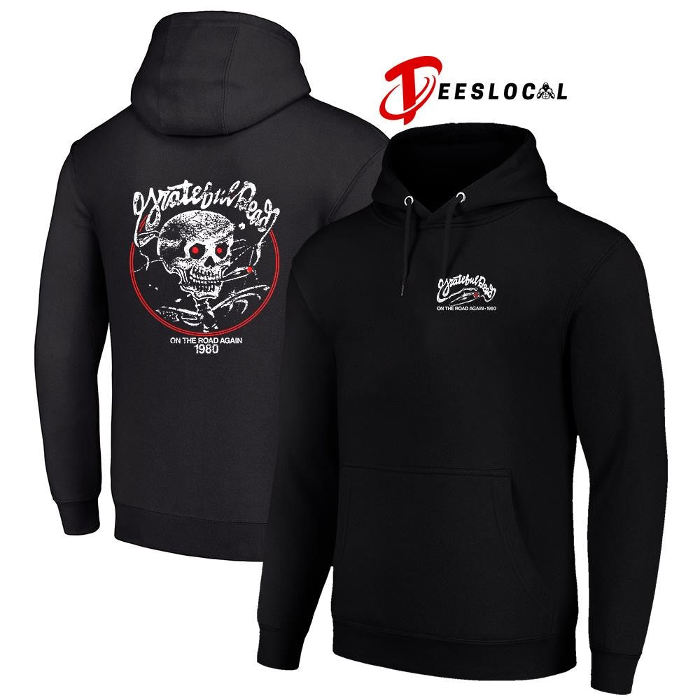 Grateful Dead on the road again skeleton shirt
