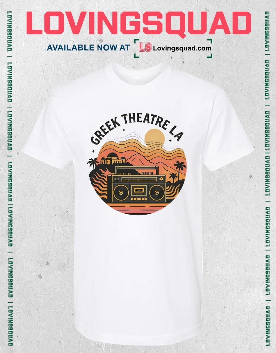 Greek Theatre LA Ghetto blaster shirt