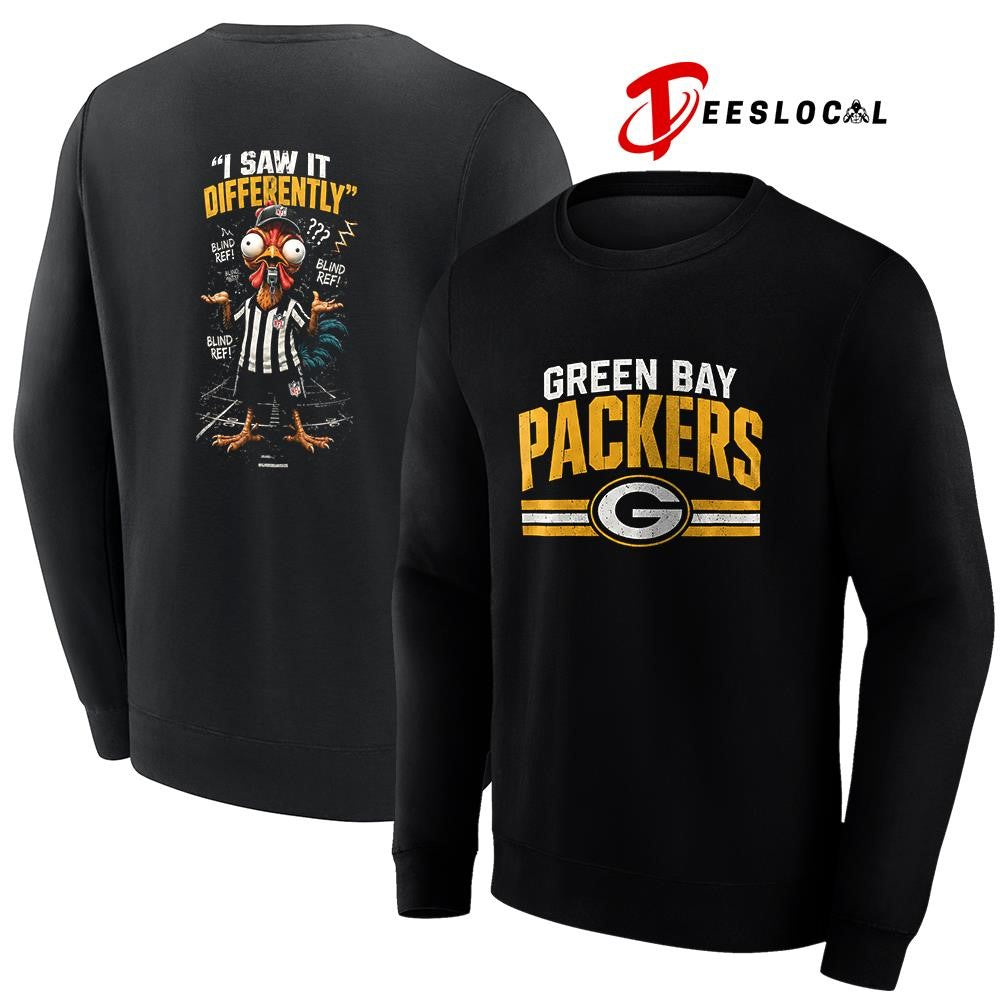 Green Bay Packers Blind ref I saw it differently shirt