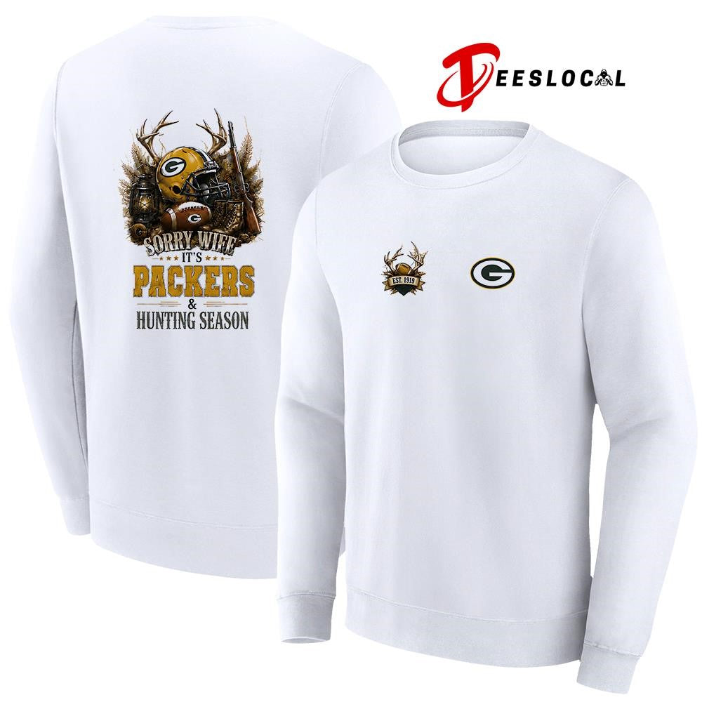 Green Bay Packers sorry wife it’s hunting season deer shirt