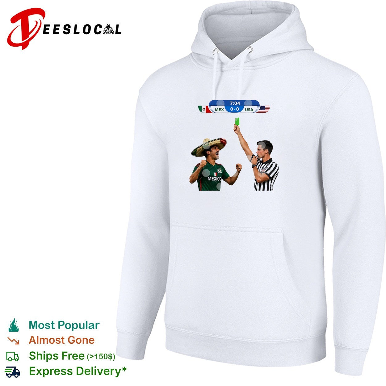 Green Card Soccer Mexico Vs USA Football Meme shirt