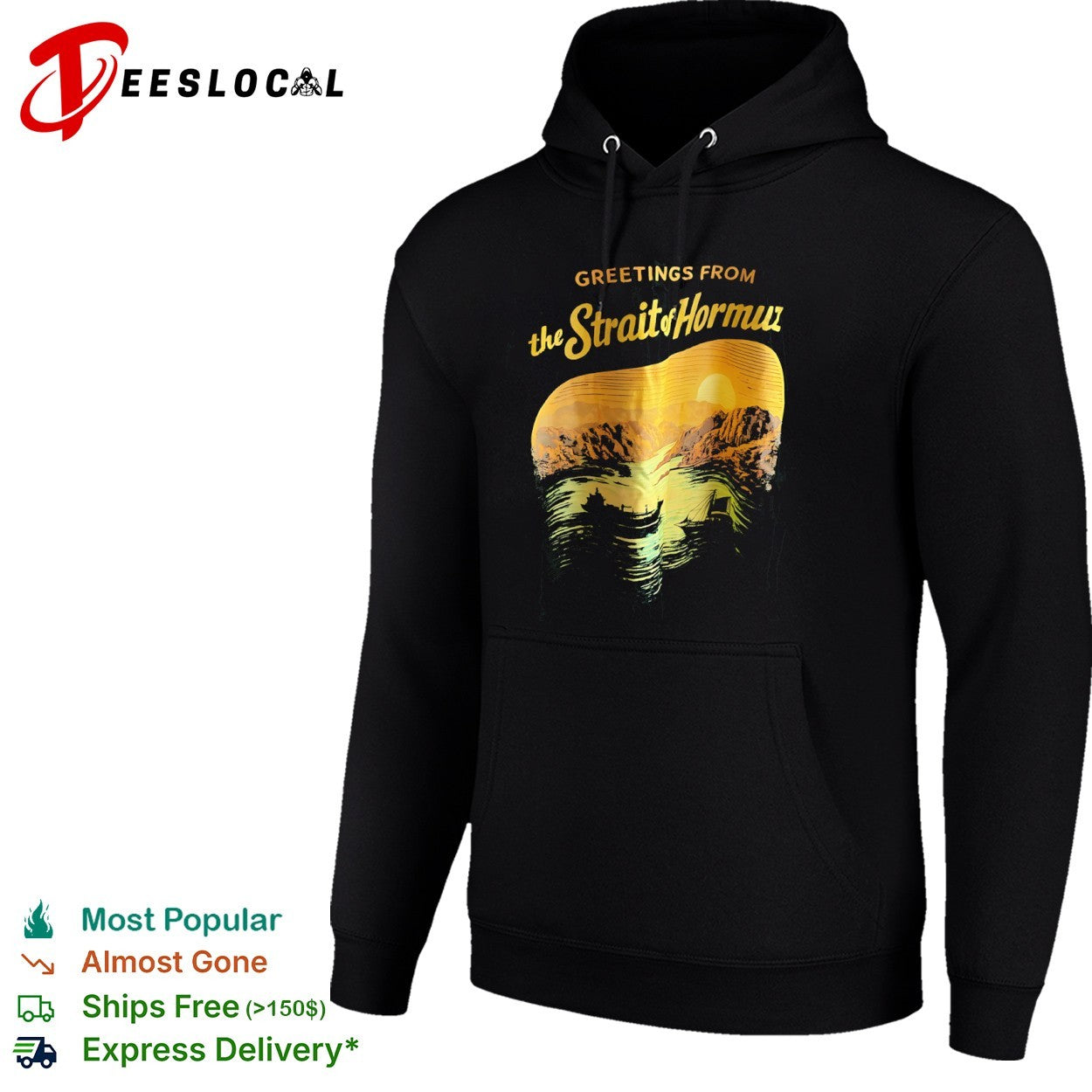 Greetings from the Strait of Hormuz ship shirt